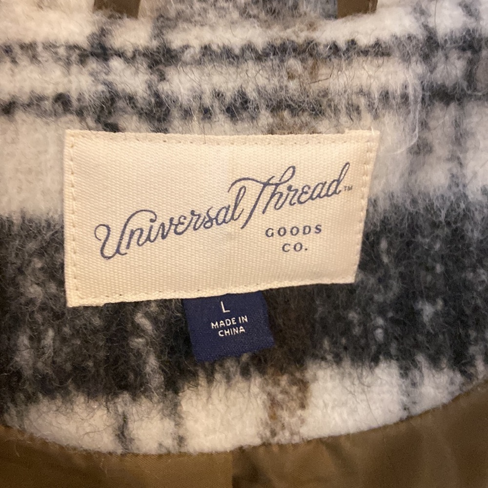 Universal Thread Oversized Brushed Wool Plaid Sha… - image 5